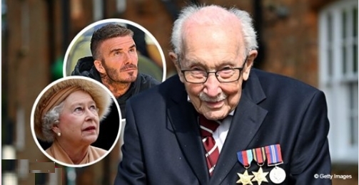 David Beckham, Queen Elizabeth und andere Promis zollen Tom Moore Tribute